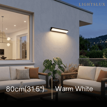 Arcato Minimalist Outdoor Wall Lamp - Light for Courtyard