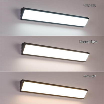 Arcato Minimalist Stick Outdoor Wall Lamp-Tri-Prism Waterproof Light for Courtyard