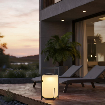 Modern Outdoor Solar Floor Lamp