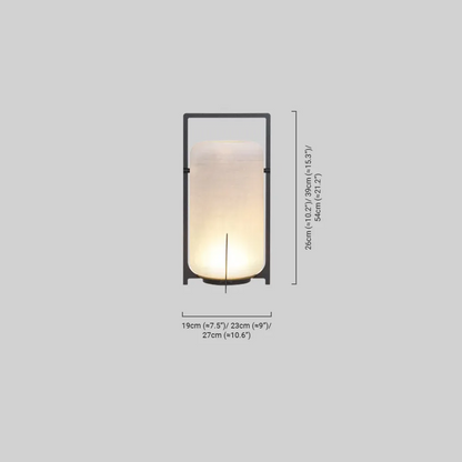 Modern Outdoor Solar Floor Lamp Dimensions