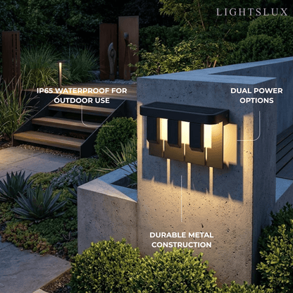 Irondale Modern Geometric Outdoor Wall Lamp