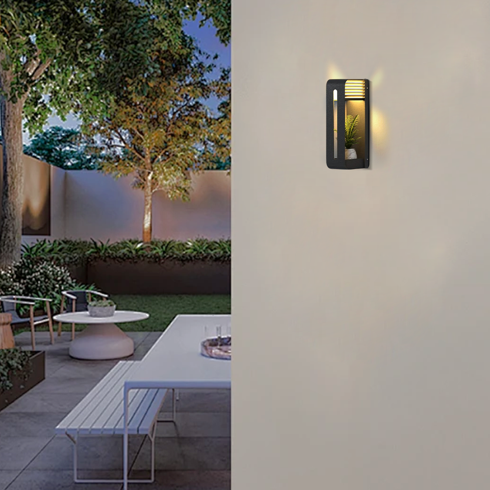 Modern Rectangular Outdoor Wall Lamp