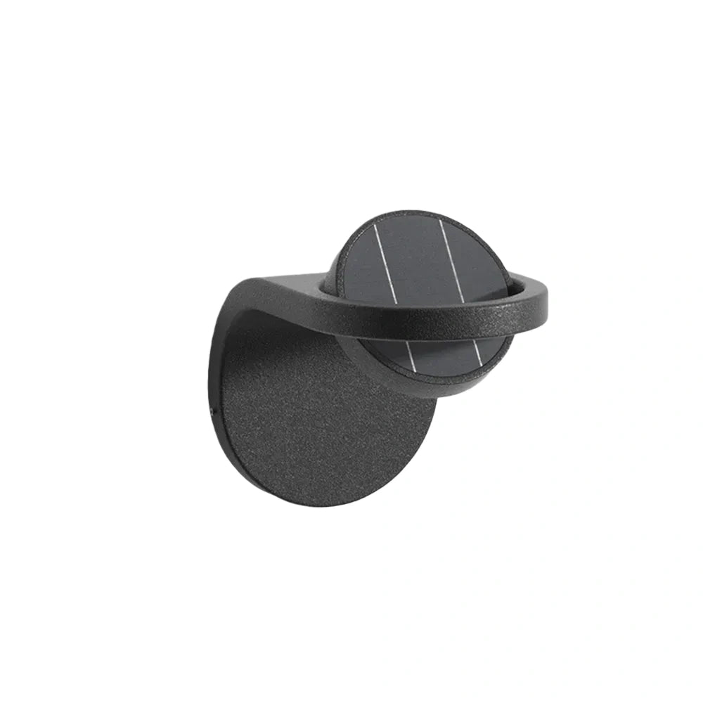 Modern Solar/Sensor Outdoor Wall Lamp 