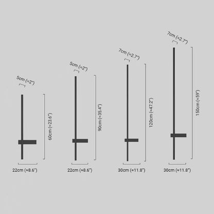 Modern Wall Lamp Linear with 4Size