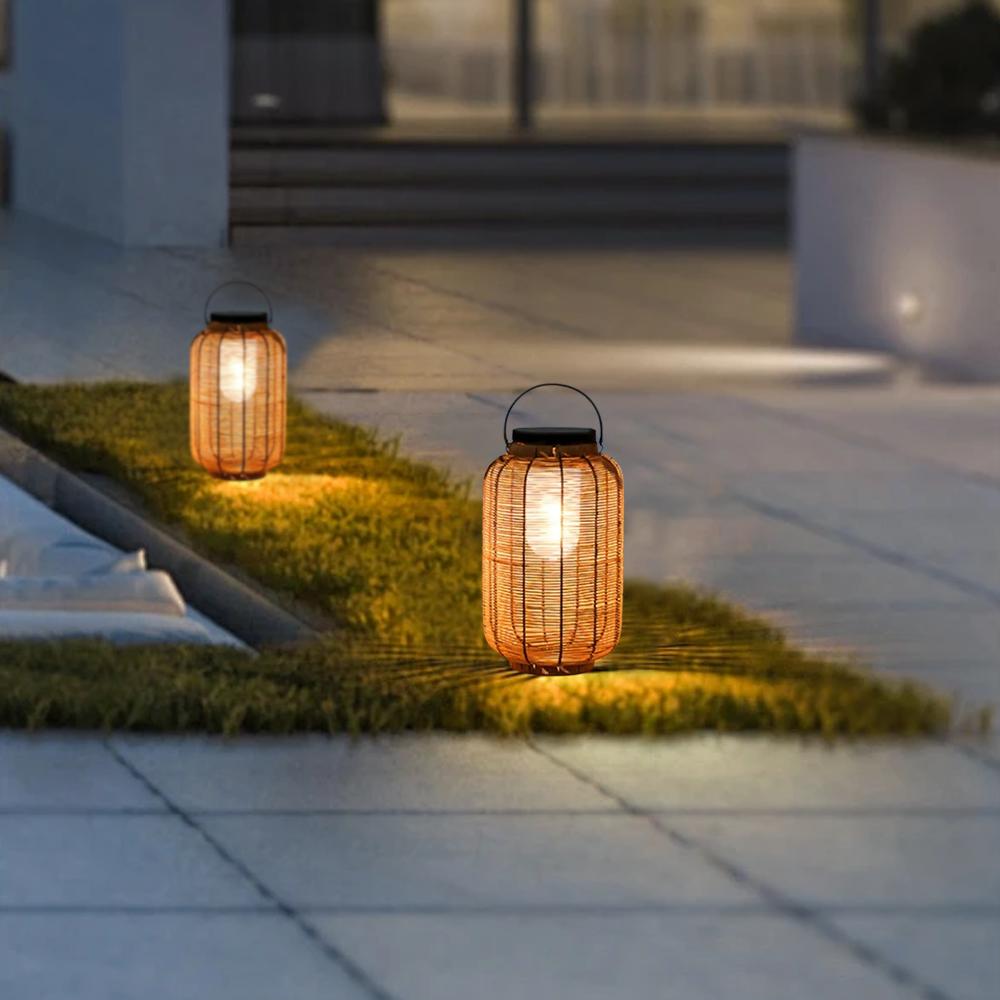 Farmhouse Floor Lamp Garden