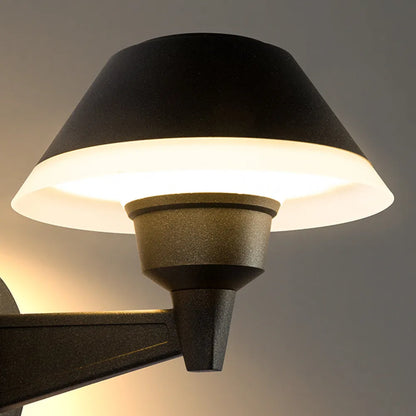 Outdoor Wall Lamp - Black Metal Hood