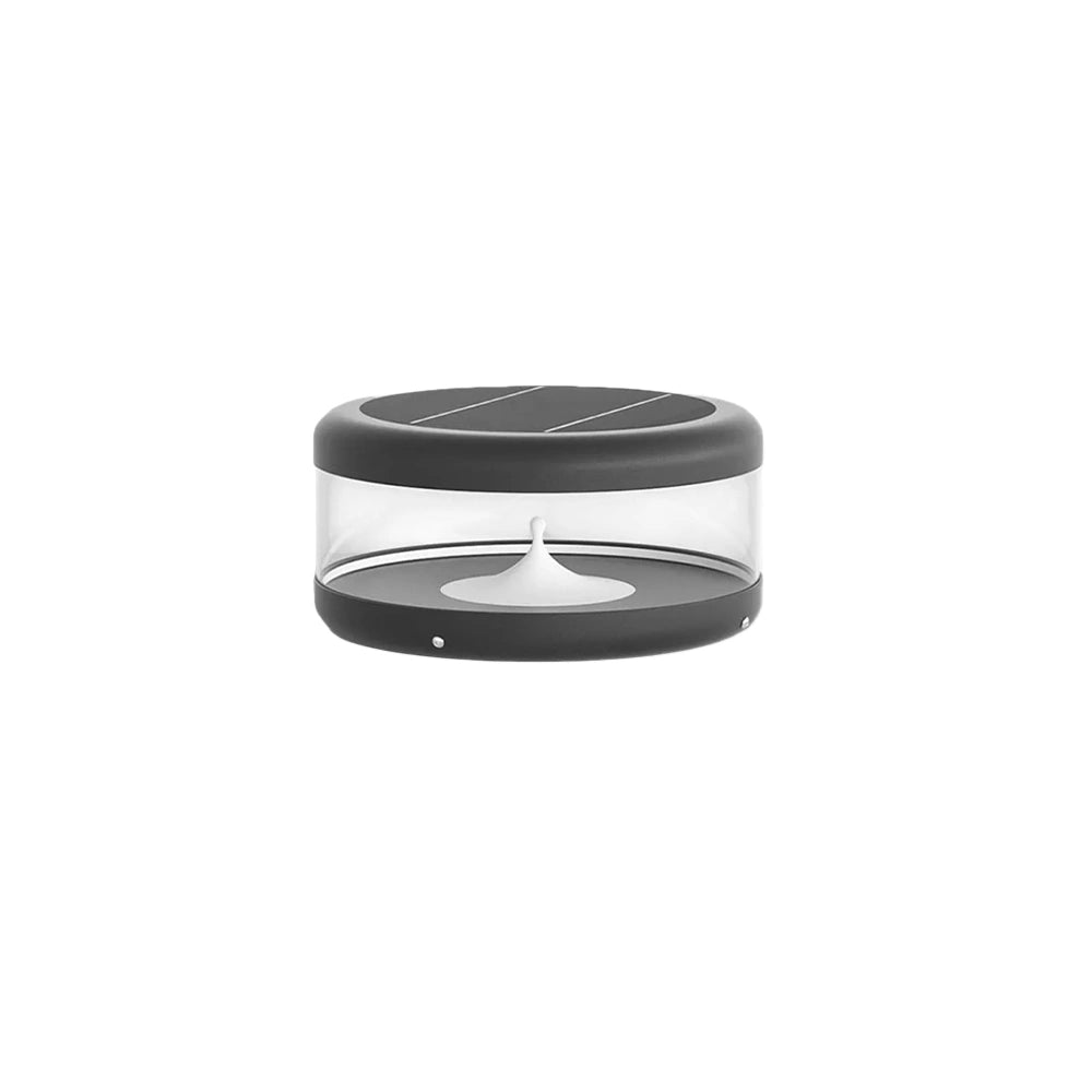 Modern Black Outdoor Pillar Light