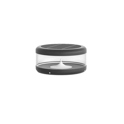 Modern Black Outdoor Pillar Light