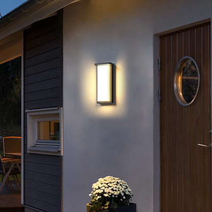 Modern Rectangular Outdoor Wall Lamp