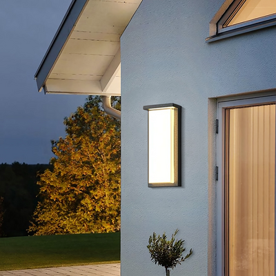 Modern Rectangular Outdoor Wall Lamp