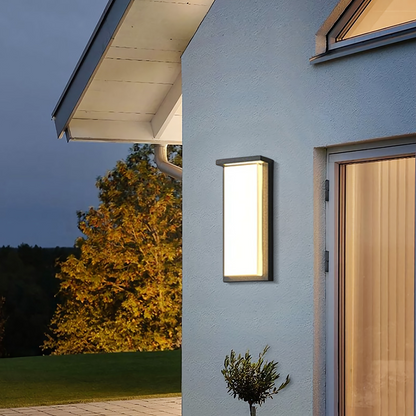 Modern Rectangular Outdoor Wall Lamp