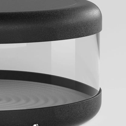 Pathway Lights Metal Acrylic Cylindrical Outdoor