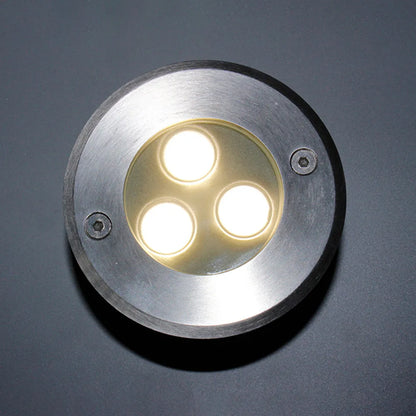 Outdoor Ground Lights - Black Metal 