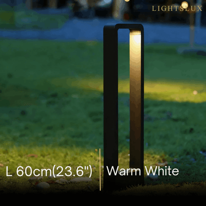 Arcato Modern Black Metal LED Path Light – Outdoor Garden Lighting