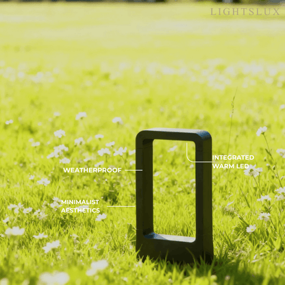 Arcato Modern Black Metal LED Path Light – Outdoor Garden Lighting