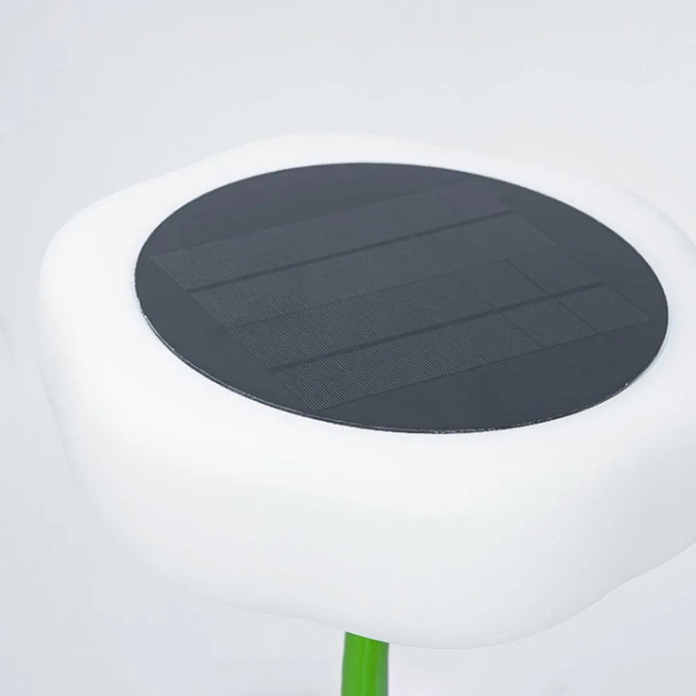 Modern Outdoor Floor Lamp - Black Metal & Acrylic