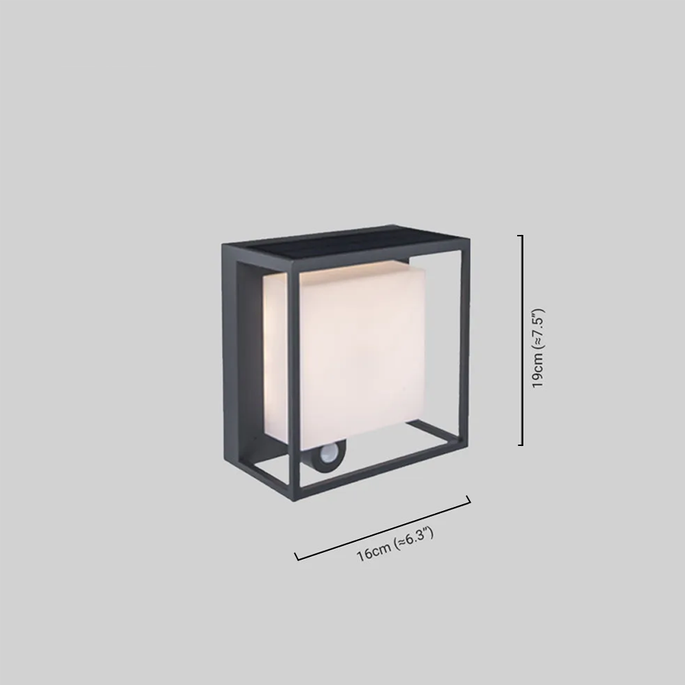 Modern Rectangular Outdoor Wall Lamp