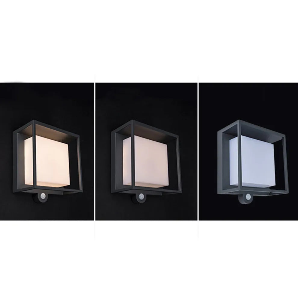 Modern Rectangular Outdoor Wall Lamp