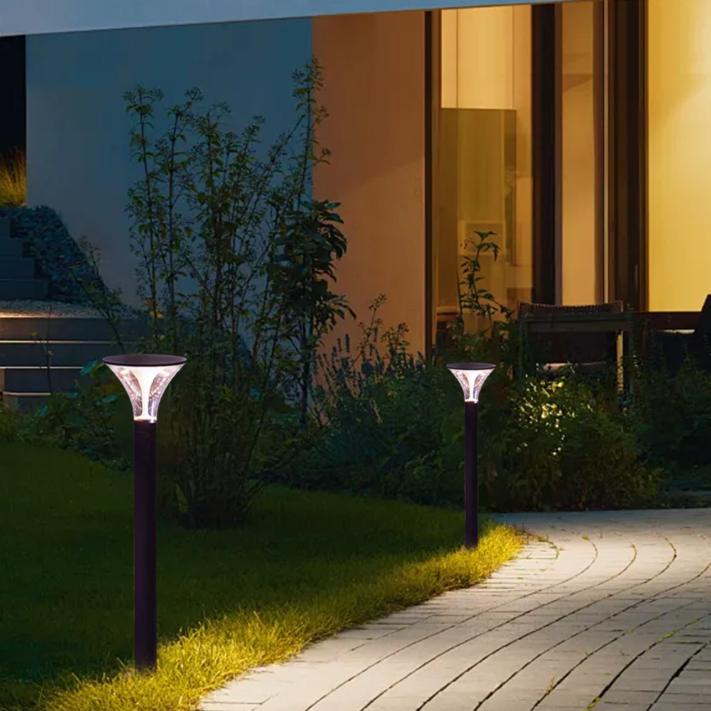 Modern Cylindrical Pathway Light 