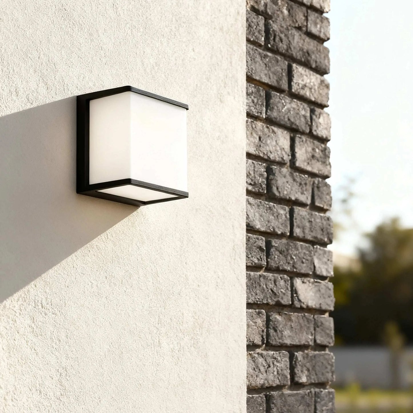 Modern Solar LED Outdoor Wall Lamp – Waterproof Sensor Light