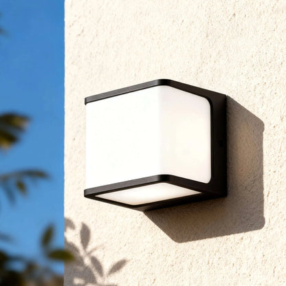 Modern Solar LED Outdoor Wall Lamp – Waterproof Sensor Light