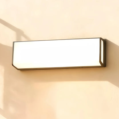 Lunara Modern Solar LED Outdoor Wall Lamp – Waterproof Sensor Light for Courtyard
