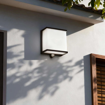 Modern Solar LED Outdoor Wall Lamp – Waterproof Sensor Light