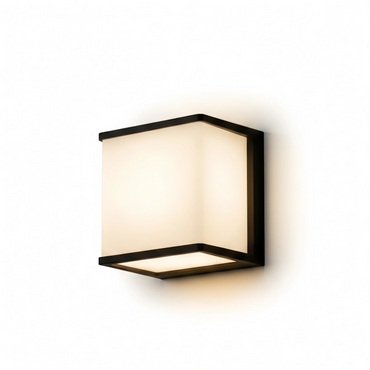 Lunara Modern Solar LED Outdoor Wall Lamp 