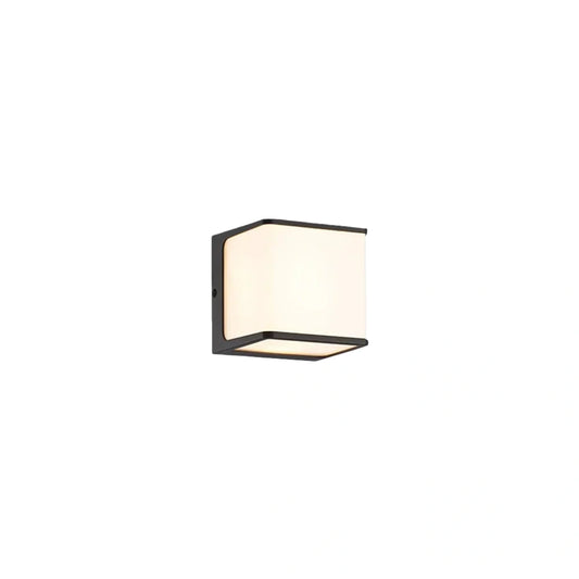 Lunara Modern Solar LED Outdoor Wall Lamp – Waterproof Sensor Light for Courtyard