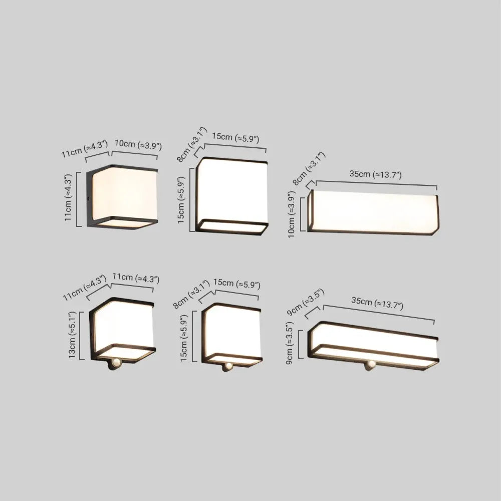 Modern Solar LED Outdoor Wall Lamp – Waterproof Sensor Light