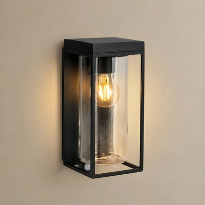 Irondale_Modern_Rectangular_Solar_Wall_Lamp_with_Sensor_Black_Metal_Glass_Outdoor