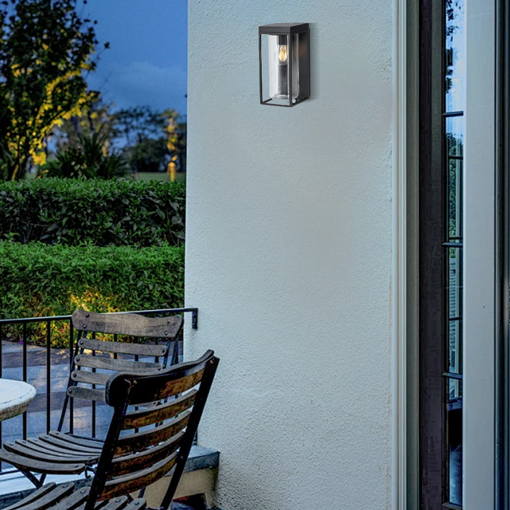 Modern Rectangular Solar Wall Lamp 