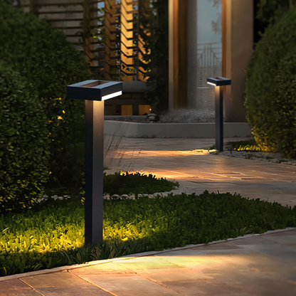 Minimalist Black Outdoor Pathway Lamp A