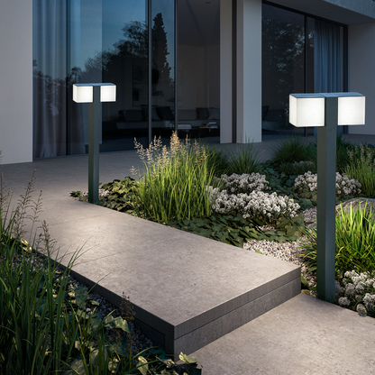 Minimalist Black Outdoor Pathway Lamp B