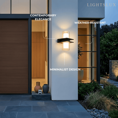 Arcato Modern Outdoor Wall Lamp