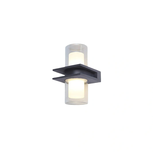 Modern Outdoor Wall Lamp - Black