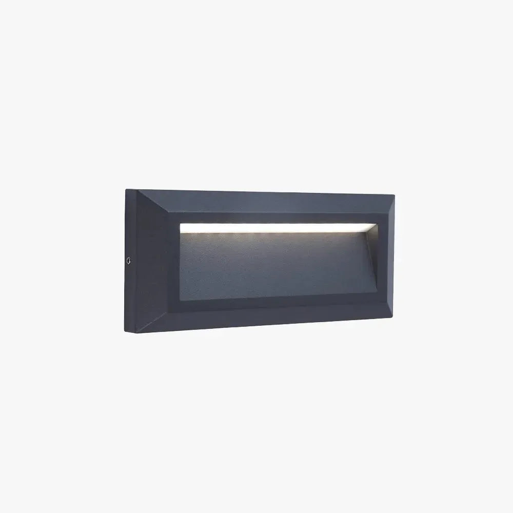 Modern Outdoor Step Deck Light  Rectangular