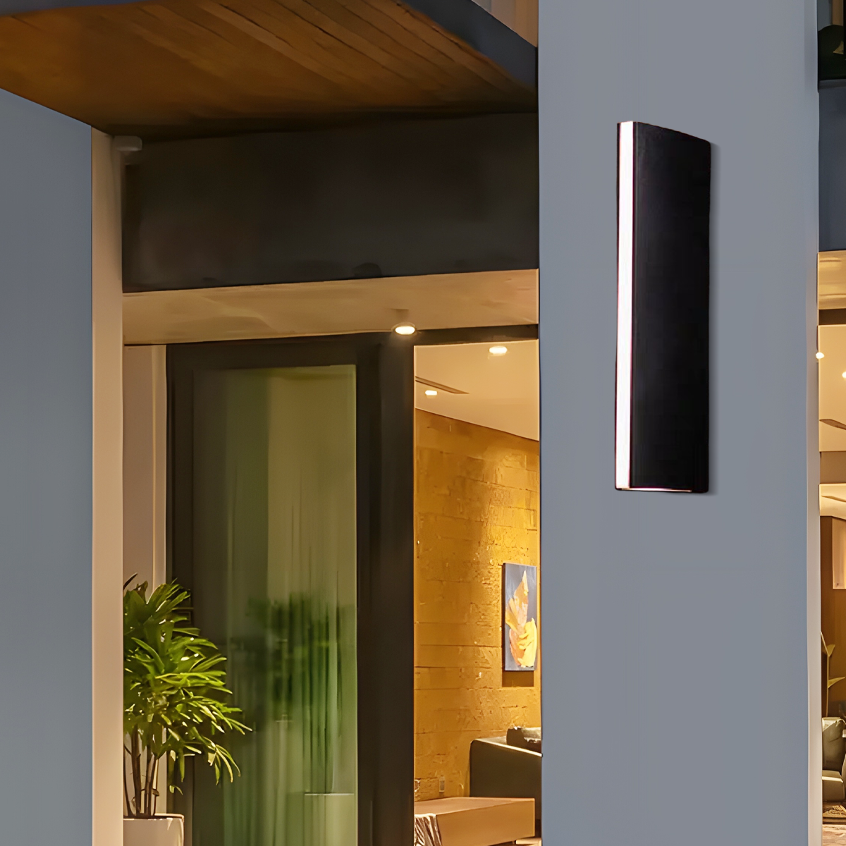 Modern Triangular Outdoor Wall Lamp