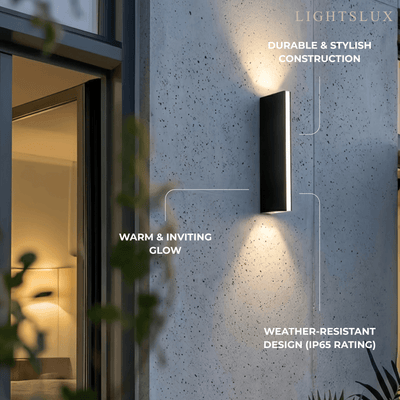 Modern Triangular Outdoor Wall Lamp