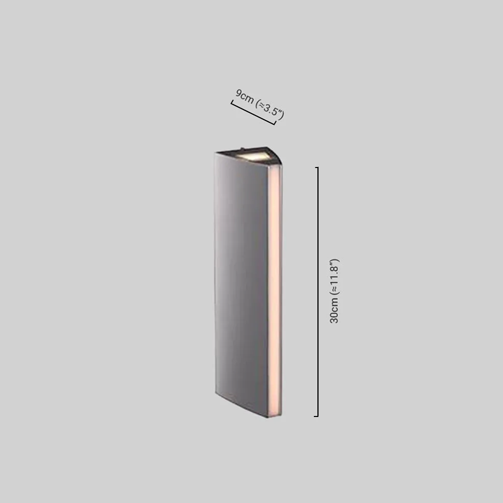 Modern Triangular Outdoor Wall Lamp