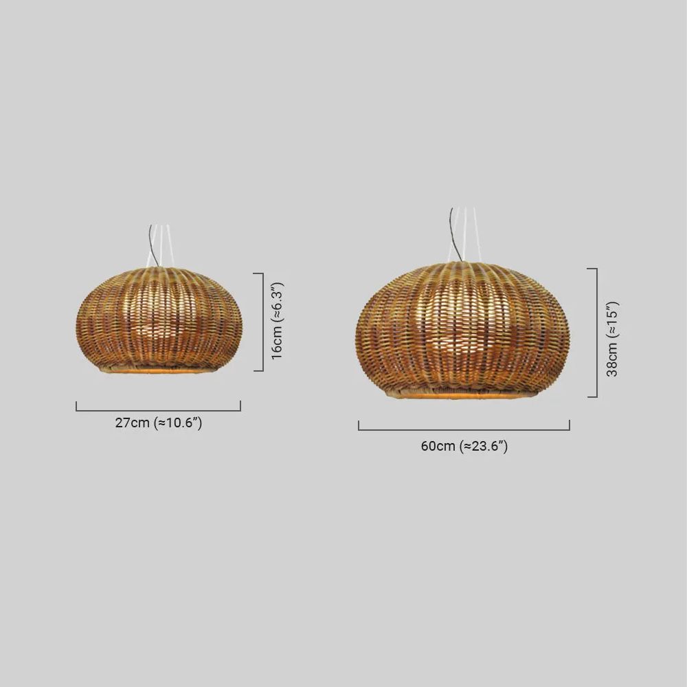 ALS715_Rustic_Brown_Outdoor_Pendant_Lights_Bamboo_Acrylic_Lantern_Garden
