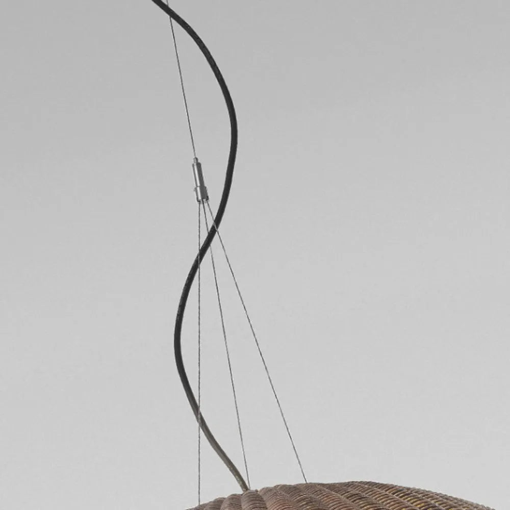 Rustic_Brown_Bamboo_Acrylic Pendant Light