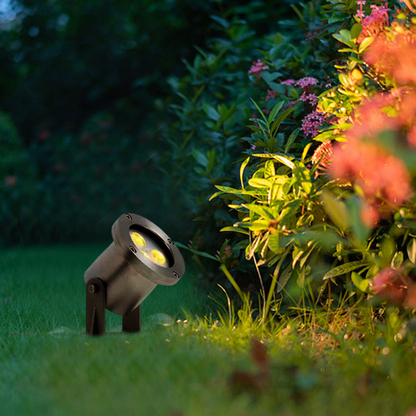 Modern Pathway Lights - Silver Metal & Glass Irregular Design for Path