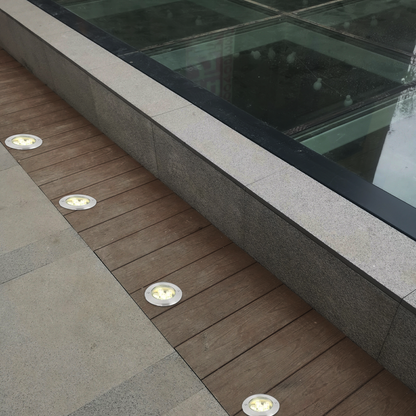 Minimalist Column Deck Step Light 