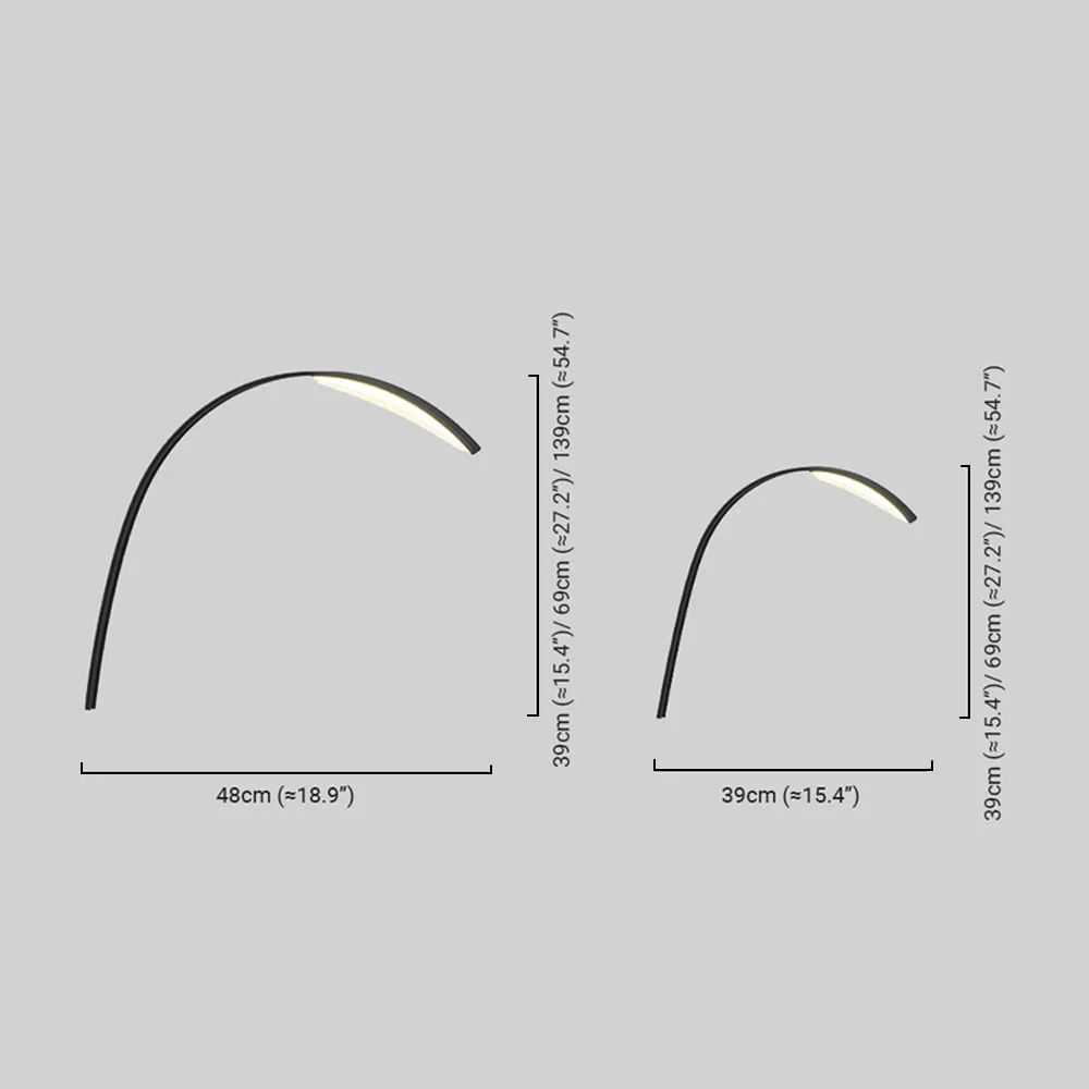 Minimalist Metal & Acrylic Pathway Light