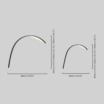 Minimalist Metal & Acrylic Pathway Light
