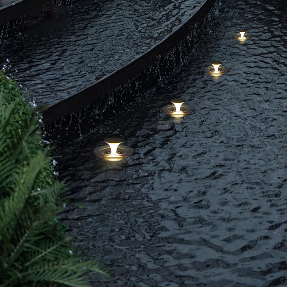 Modern Round Outdoor Ground Lamp IP65