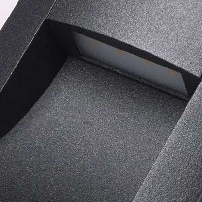 Modern Rectangular Outdoor Deck Step Light