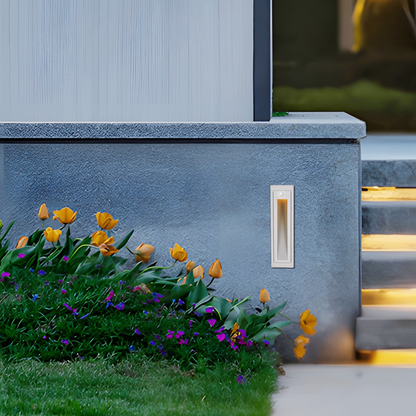Arcato Modern LED Deck Step Light – Black Metal Waterproof Sensor Light for Stairs