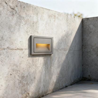 Luz de cubierta Arcato - Moderna, LED con sensor, resistente al agua, de metal negro